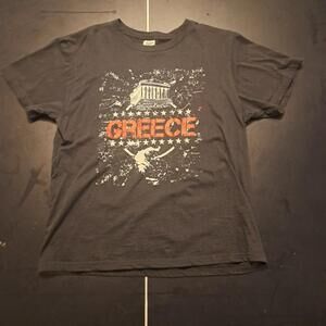 Key Men's Black and Grey T-shirt